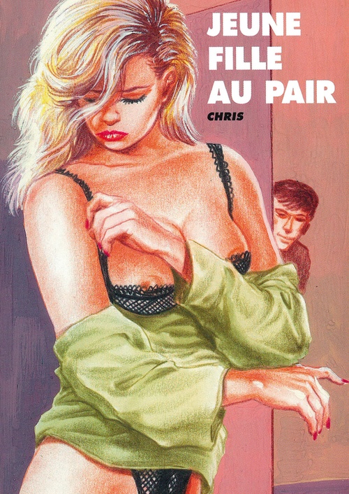 Couverture ebook de Jeune fille au pair, de Chris