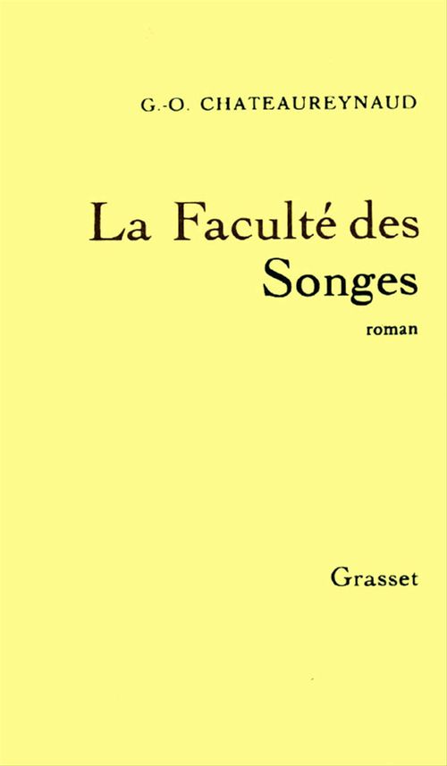 ebook cover of La faculté des songes, by Georges-Olivier Châteaureynaud