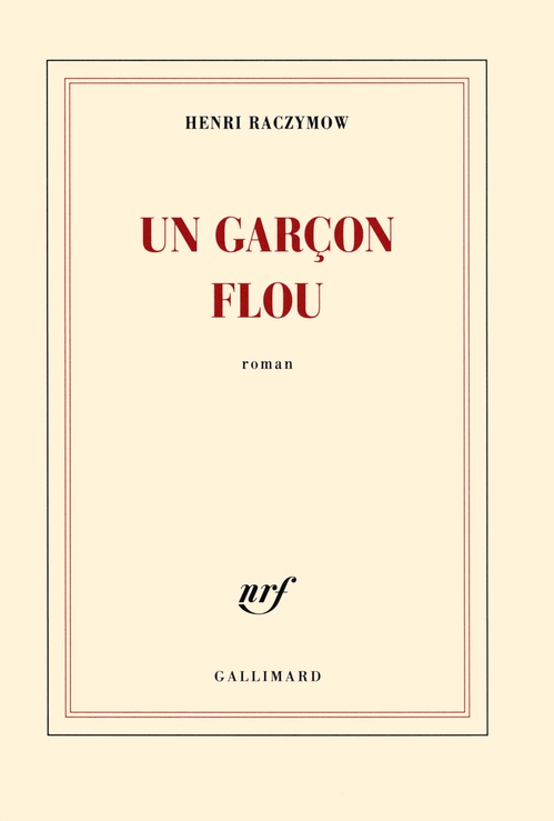 Couverture ebook de Un garçon flou, de Henri Raczymow