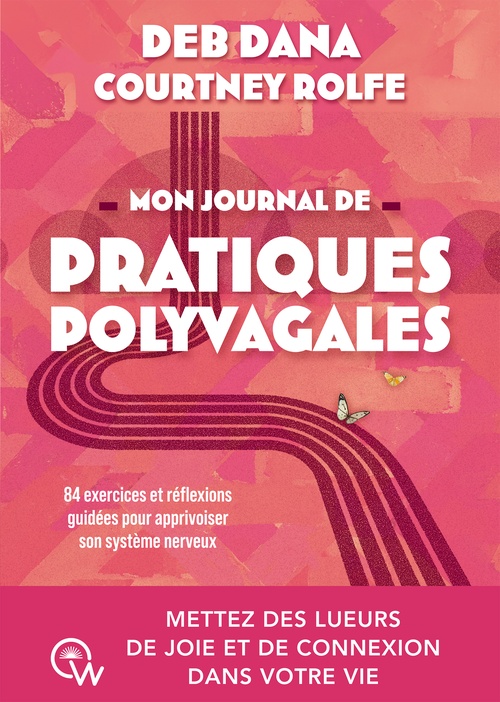 Couverture ebook de Mon journal de pratiques polyvagales, de Deb Dana, Courtney Rolfe