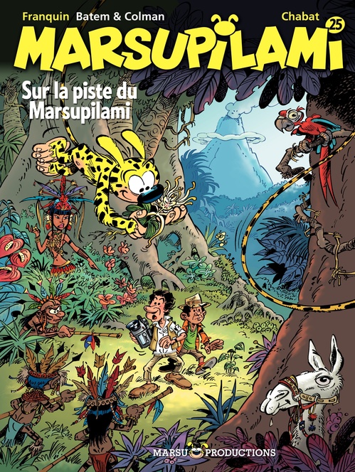 ebook cover of Marsupilami - tome 25 - Sur la piste du Marsupilami, by Batem, Chabat, Stéphane Colman, André Franquin