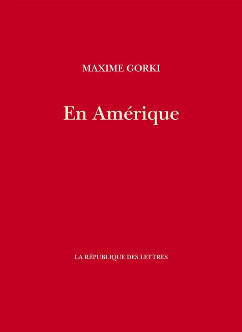 ebook cover of En Amérique, by Maxime Gorki