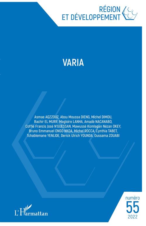 Couverture ebook de Varia, de