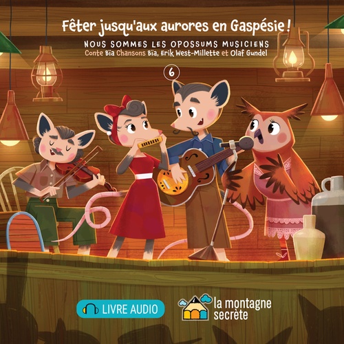 Couverture audiobook de Fêter jusqu'aux aurores en Gaspésie !, de Bia Krieger