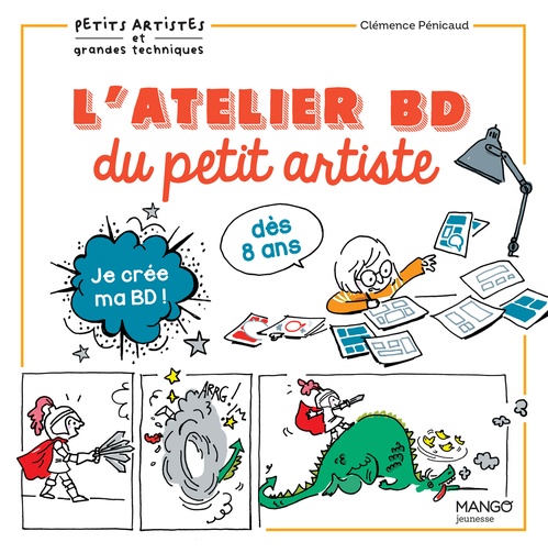 Couverture ebook de L'atelier BD du petit artiste, de Clémence Pénicaud