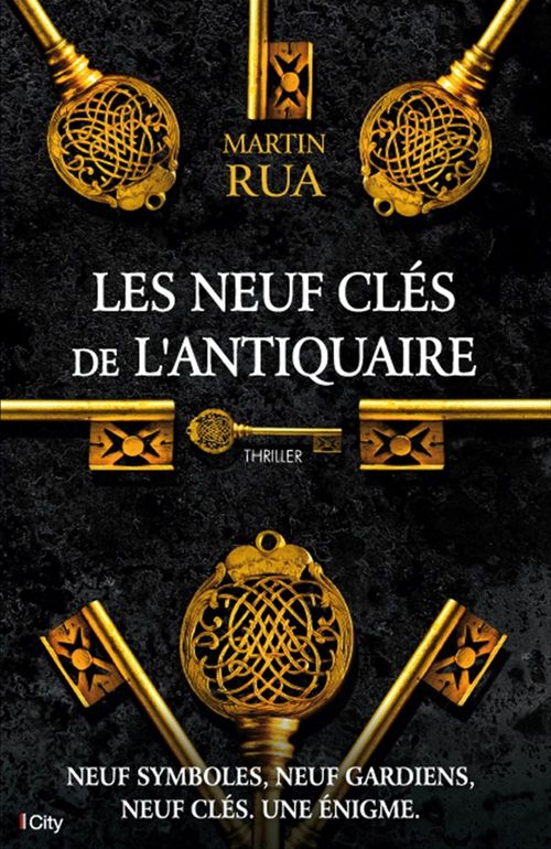 Couverture ebook de Les neuf clés de l'antiquaire, de Martin Rua