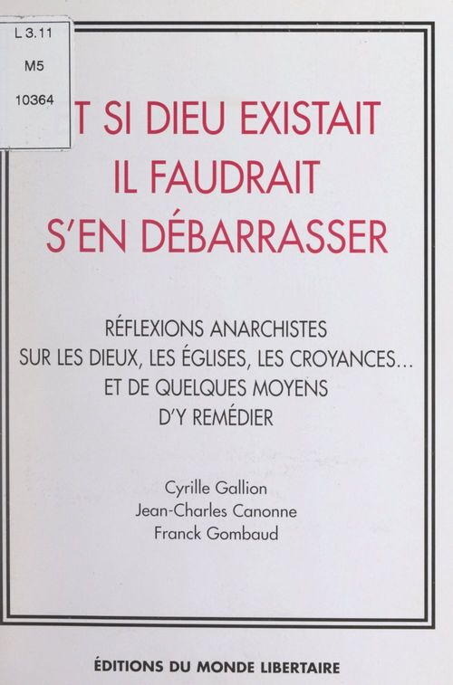 ebook cover of Contributions pour une nouvelle lutte contre le fait religieux, by Cyrille Gallion, Franck Gombaud, Jean-Charles Canonne