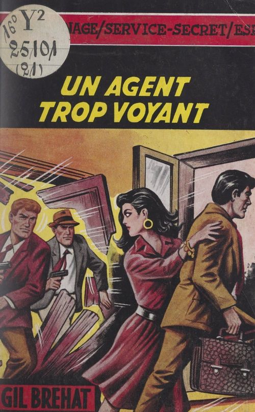 Couverture ebook de Un agent trop voyant, de Gil Brehat