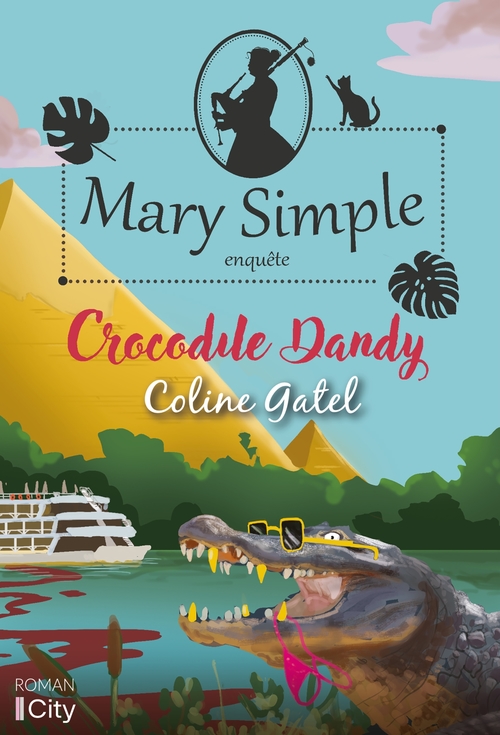 ebook cover of Crocodile dandy, by Coline Gatel