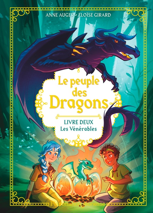 Couverture ebook de Le Peuple des dragons (Tome 2) - Les Vénérables, de Anne Auger