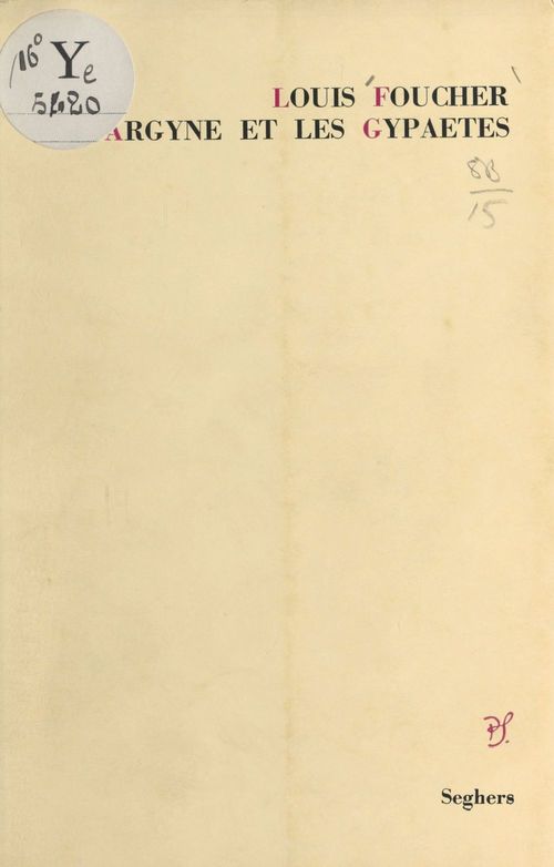 ebook cover of Argyne et les Gypaètes, by Louis Foucher