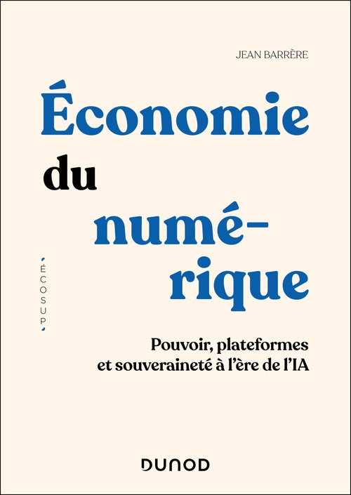 ebook cover of Économie du numérique, by Jean Barrère