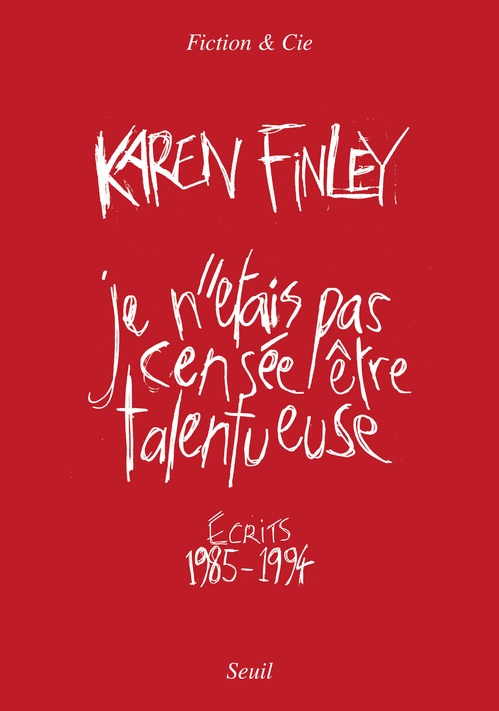 Couverture ebook de Je n'étais pas censée être talentueuse, de Karen Finley