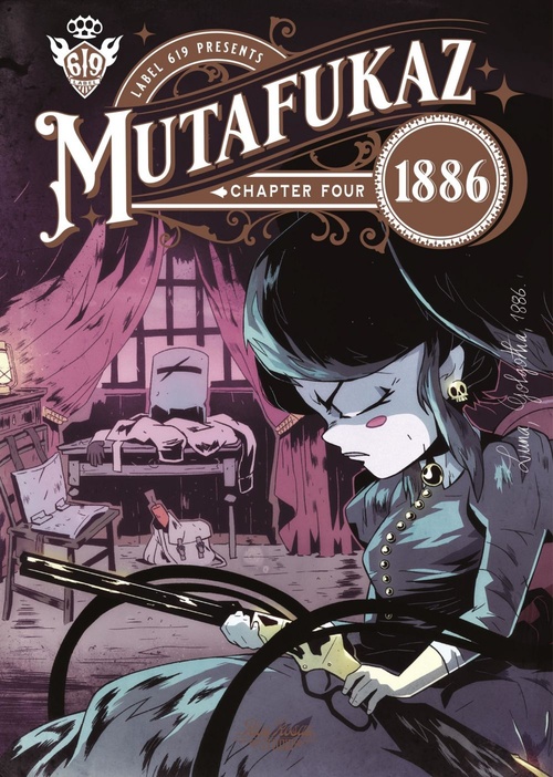 Couverture ebook de Mutafukaz 1886 - Chapitre 4, de RUN