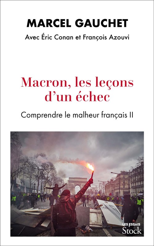 ebook cover of Macron, les leçons d'un échec, by François Azouvi, Eric Conan, Marcel Gauchet