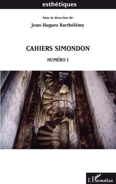 ebook cover of Cahiers simondon, by Jean-Hugues Barthélemy