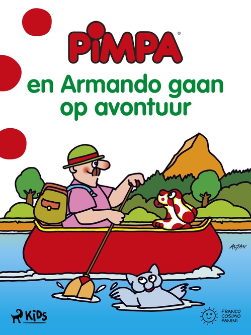 Couverture ebook de Pimpa - Pimpa en Armando gaan op avontuur, de Altan
