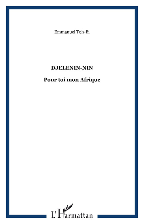 ebook cover of Djelenin-nin, by Emmanuel Toh-Bi