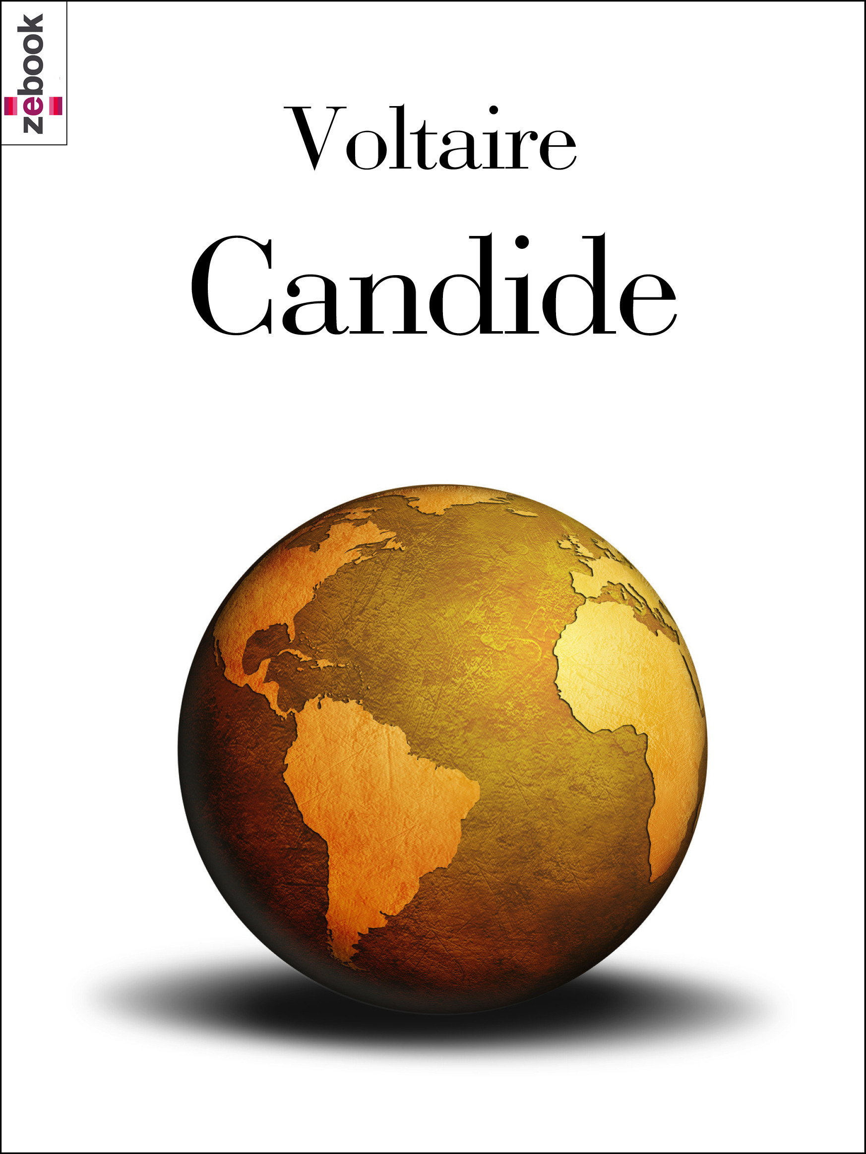 Couverture ebook de Candide, de Voltaire