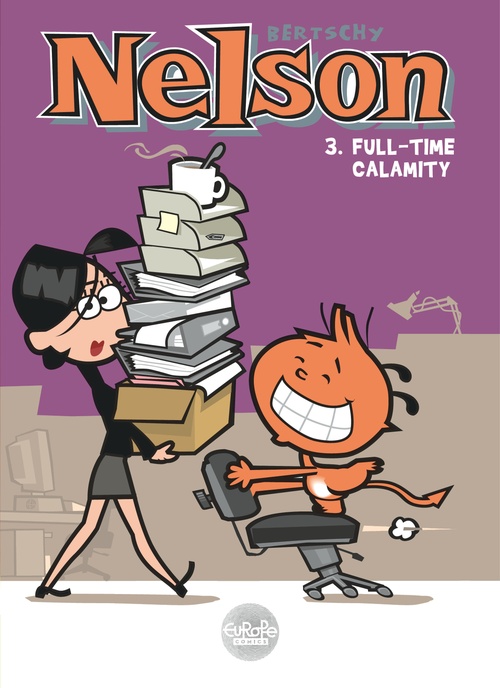 Couverture ebook de Nelson - Volume 3 - Full Time Calamity, de Bertschy