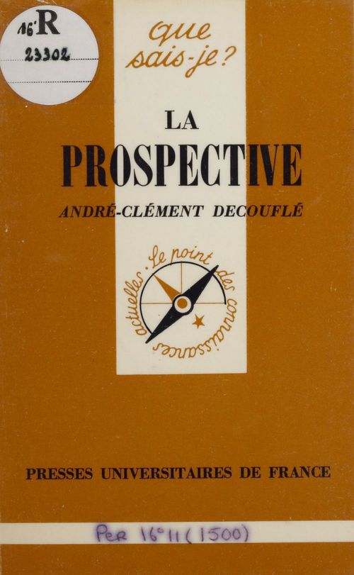 ebook cover of La Prospective, by Andre-Clement Decoufle