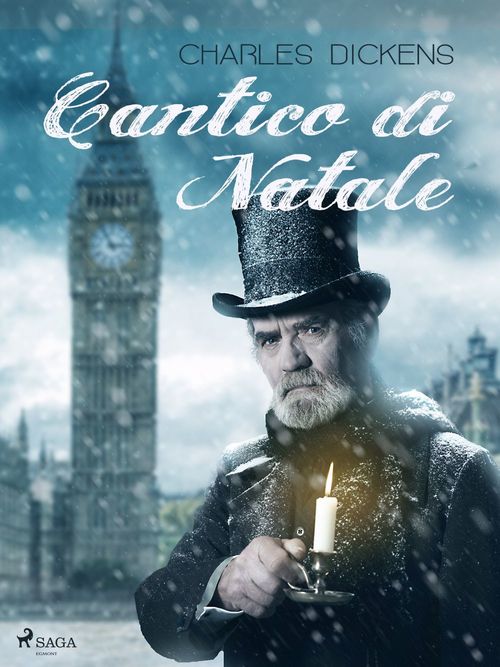 ebook cover of Cantico di Natale, by Charles Dickens