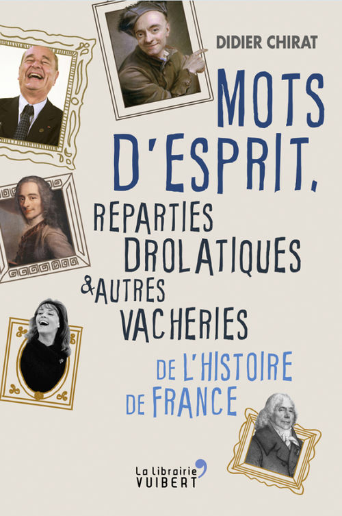 ebook cover of Mots d'esprit, reparties drolatiques et autres vacheries de l'Histoire de France, by Didier Chirat