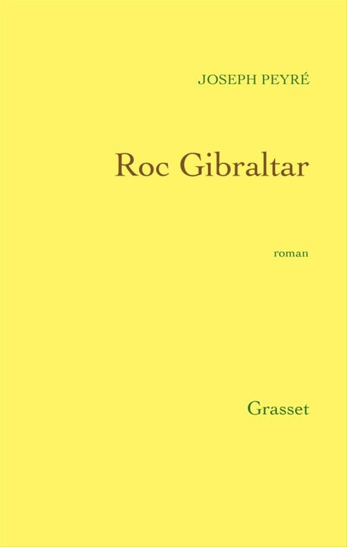 ebook cover of Roc-Gibraltar, by Joseph Peyré