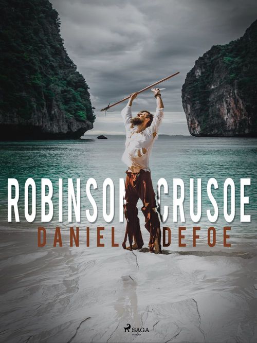 ebook cover of Robinson Crusoe, by Daniel Defoe