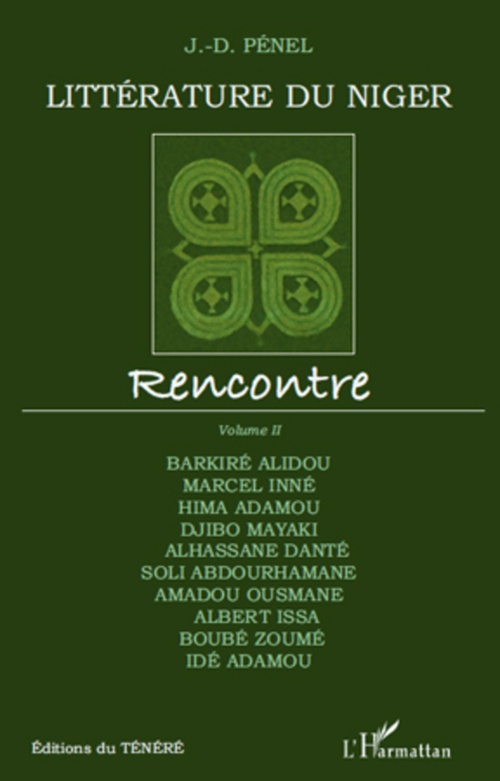 Couverture ebook de Littérature du Niger, de Jean-Dominique Pénel