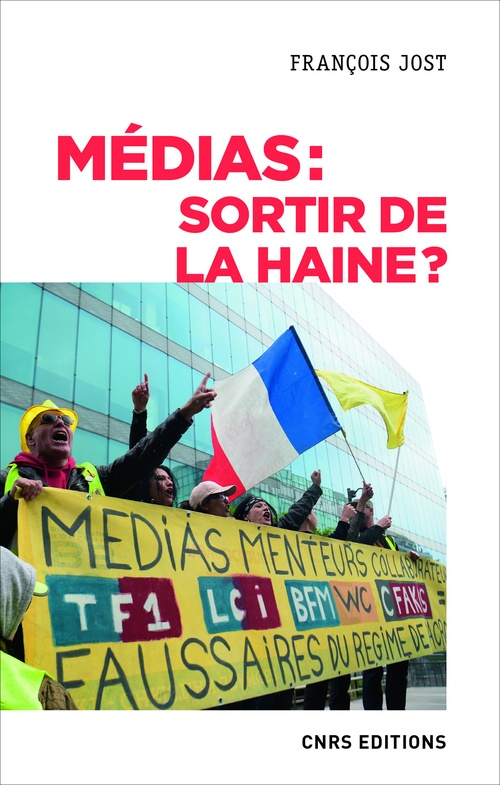 Couverture ebook de Médias : sortir de la haine ?, de François Jost