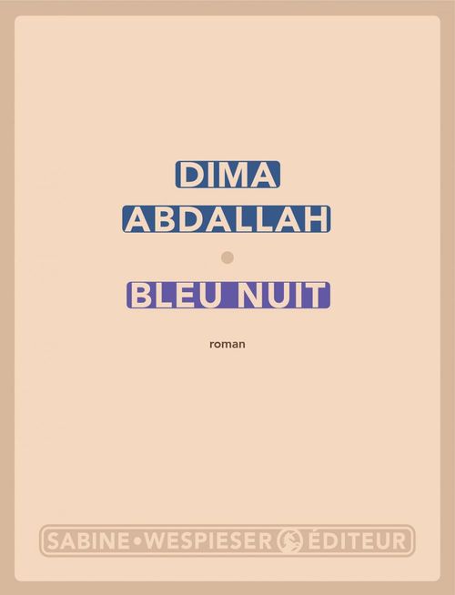 ebook cover of Bleu nuit, by Dima Abdallah