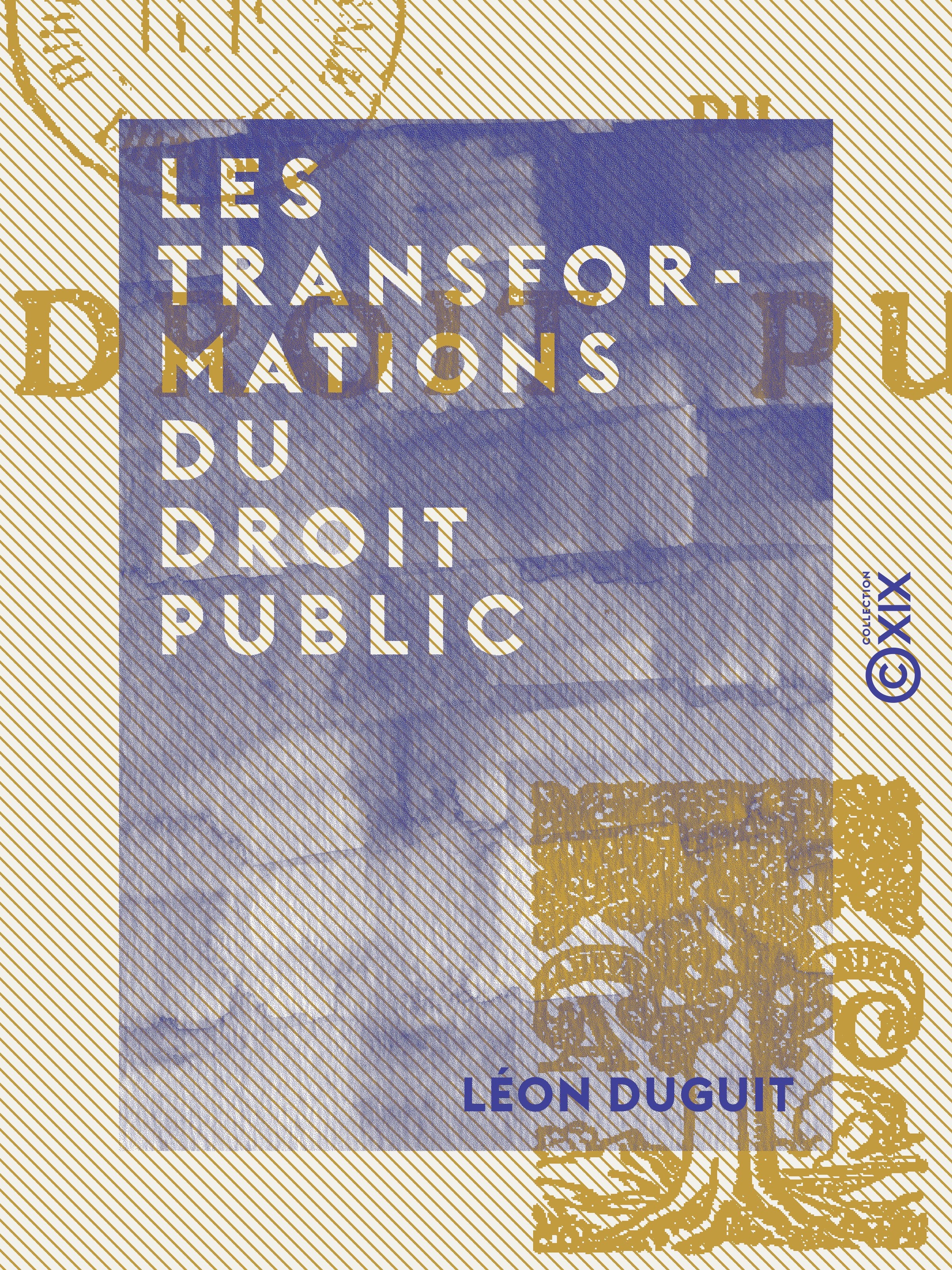 Couverture ebook de Les Transformations du droit public, de Leon Duguit