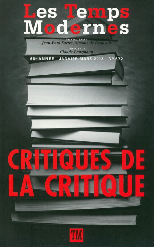 Couverture ebook de Les Temps Modernes N° 672, de Collectif