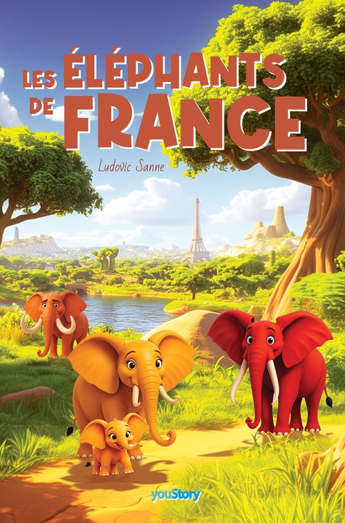 ebook cover of Les éléphants de France, by Ludovic Sanne