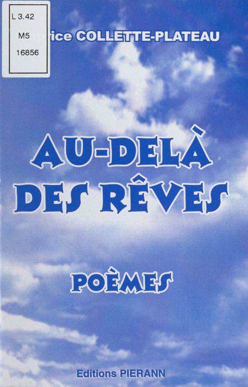 ebook cover of Au-delà des rêves, by Maurice Collette-Plateau