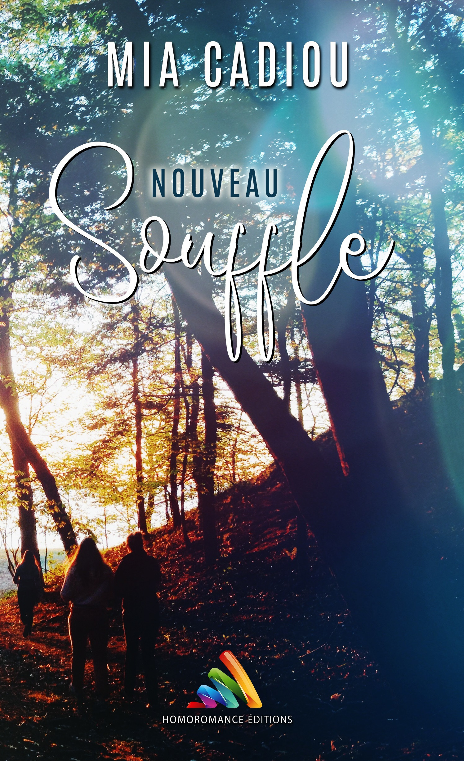 Couverture ebook de Nouveau souffle (Livre lesbien, roman lesbien), de Mia Cadiou