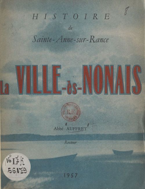 Couverture ebook de La Ville-ès-Nonais, de Joseph Auffret