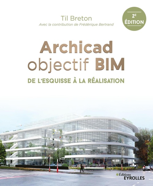 Couverture ebook de Archicad objectif bim, de Til Breton