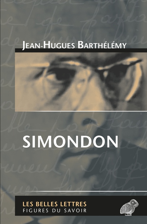 ebook cover of Simondon, by Jean-Hugues Barthélemy