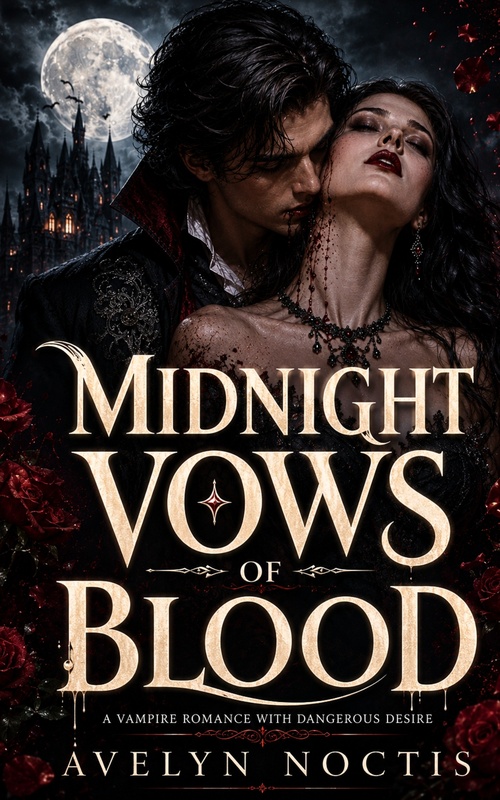 Couverture ebook de MIDNIGHT VOWS OF BLOOD, de Avelyn Noctis