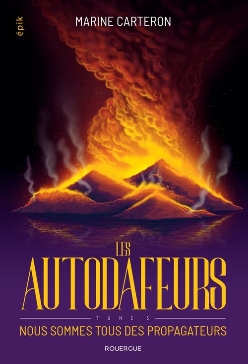 Couverture ebook de Les autodafeurs - tome 3, de Marine Carteron