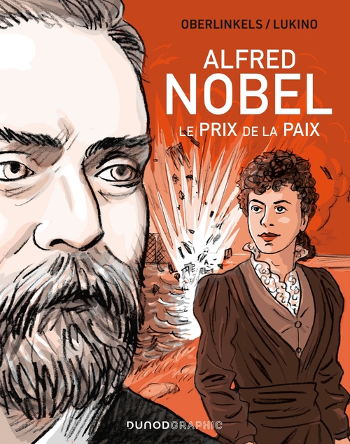 Couverture ebook de Alfred Nobel, de Christine Oberlinkels, Lukino