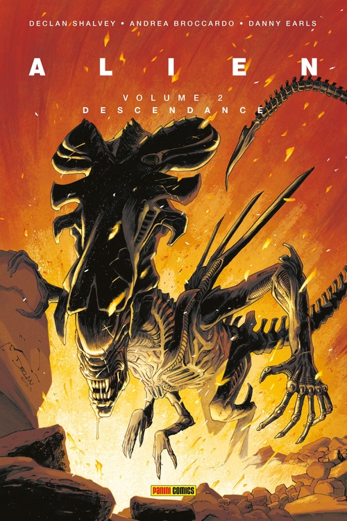 ebook cover of Alien (2023) T02, by Declan Shalvey, Andrea Broccardo