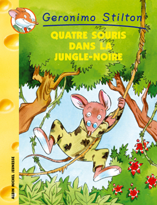 Couverture ebook de Quatre souris dans la jungle noire, de Geronimo Stilton