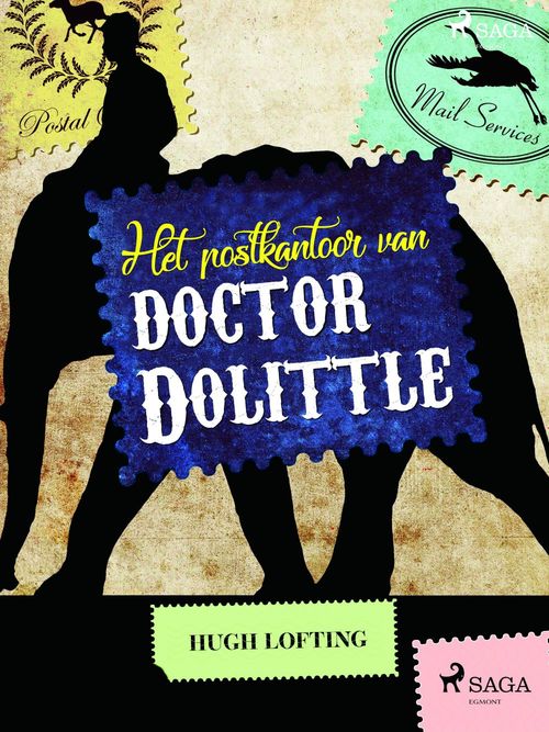 ebook cover of Het postkantoor van doctor Dolittle, by Hugh Lofting