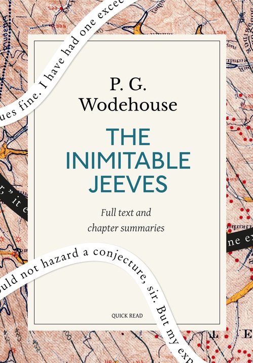 ebook cover of The Inimitable Jeeves: A Quick Read edition, by P. G. Wodehouse, Quick Read