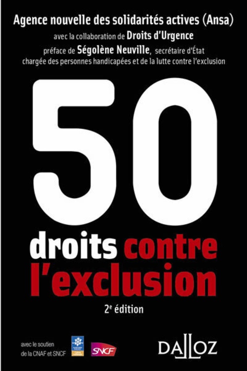 Couverture ebook de 50 droits contre l'exclusion. 2e éd., de Collectif