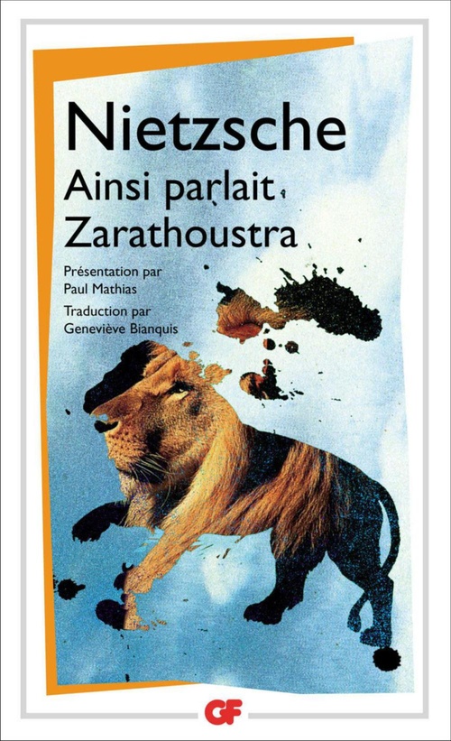 ebook cover of Ainsi parlait Zarathoustra, by Friedrich Nietzsche