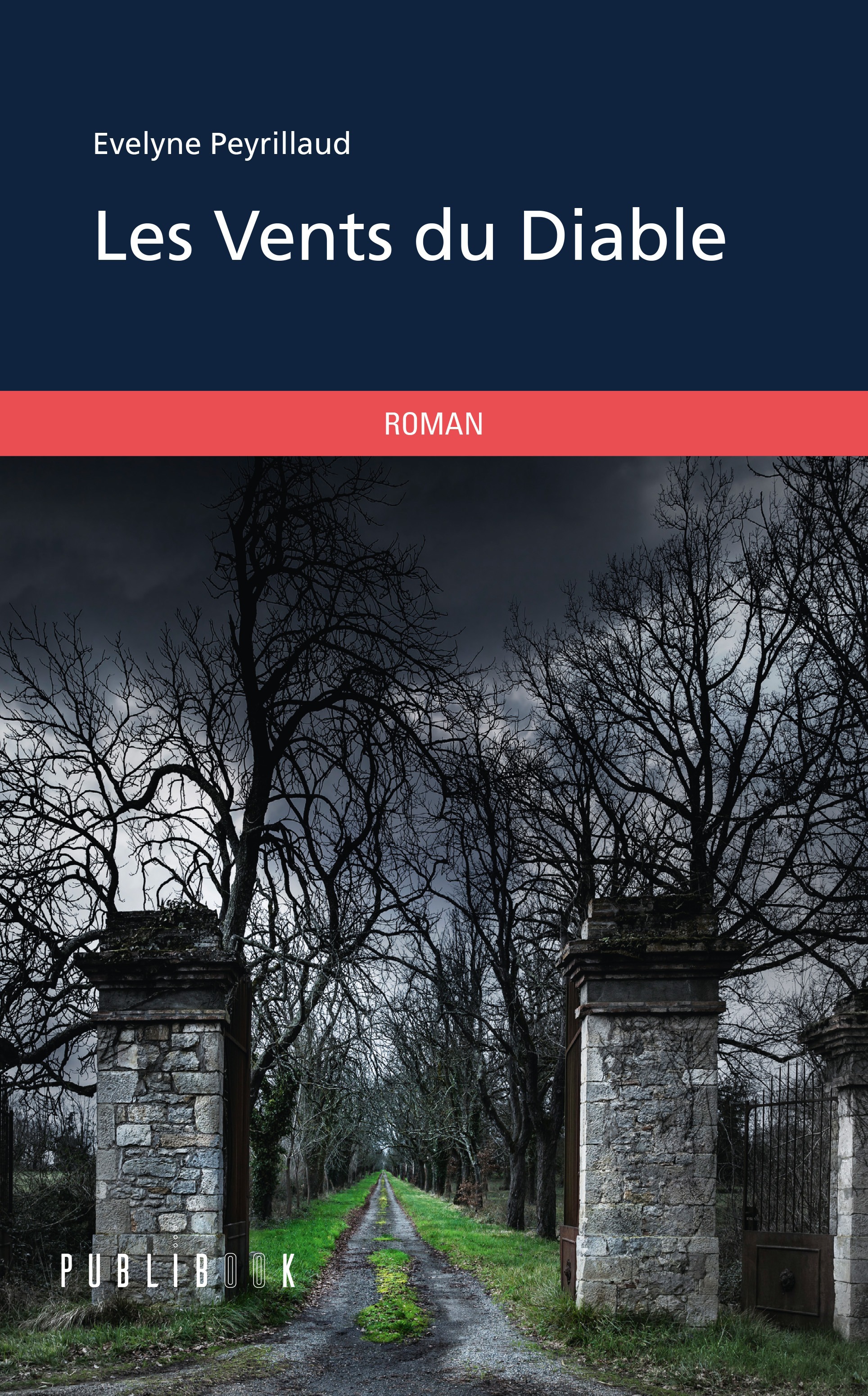 Couverture ebook de Les Vents du Diable, de Evelyne Peyrillaud